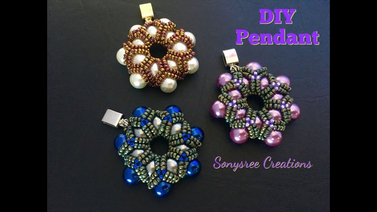 Doughnut Pendant 🍩 Very Clear Tutorial DIY