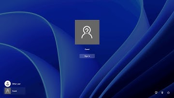 How to enable windows 11 built in guest account