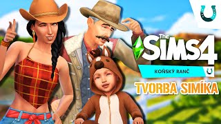 🤠 Třásně, kovbojské klobouky a kůže 😜 | The Sims 4 Koňský ranč | Tvorba Simíka (CAS)