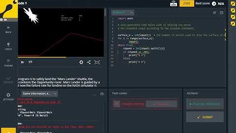 Mars Lander episode 1