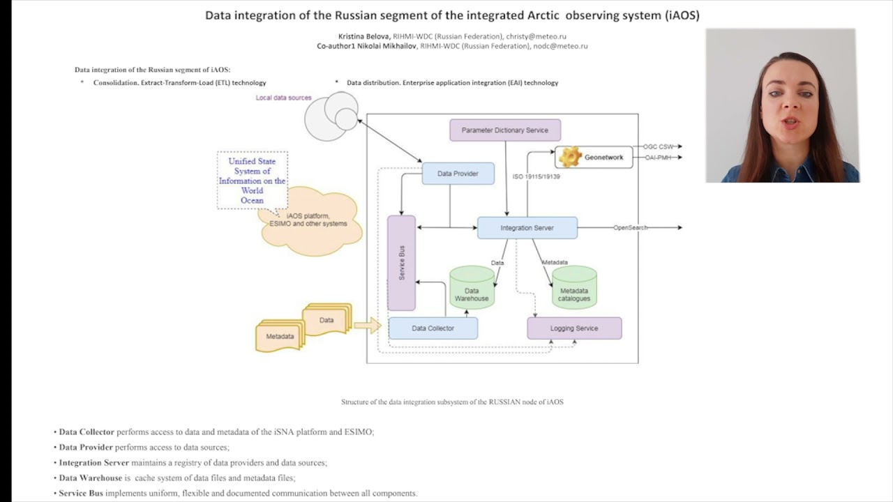 Data integration of the Russian segment of the Integrated Arctic Observation System