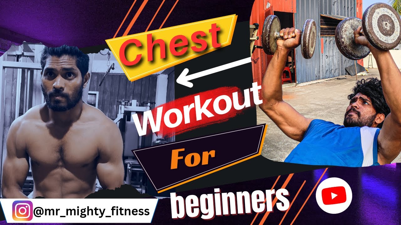 Best chest workout for beginners | perfect chest workout at gym తెలుగు ...