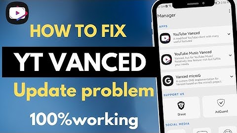 YouTube vanced update problem |Problem solved |Fix and solved the YouTube vanced update problem