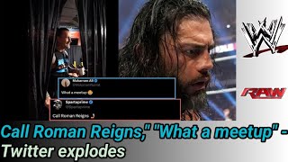 Call Roman Reigns," "What a meetup" - Twitter explodes as CM Punk has an unexpected meeting