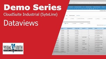 CloudSuite Industrial (SyteLine) Dataviews | Infor ERP Demos