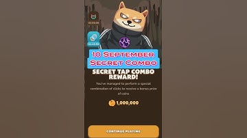 Today MemeFi Secret Code | 10 September MemeFi Secret Combo Code | MemeFi Code #memefi #memeficode