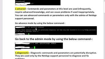 Use of Administrative Previleges in Netapp Cluster mode by saroj
