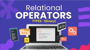 Relational Operator (Binary Operator) | Operators