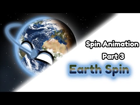 Earth Spin (Spin Animation Part 3) - YouTube