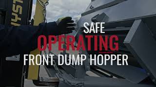 SAFE OPERATION - Wright Front Dump Hopper