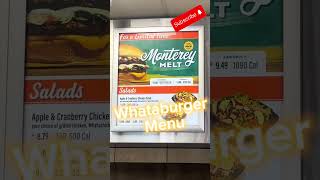 Whataburger Menu 🔥🔥🔥#burger #whataburger #fortworth #foodie #texas #dfwfoodie #food