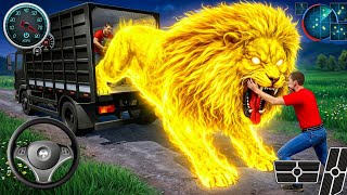 動物貨物トラック運転ゲーム3D - 動物輸送貨物トラック2024 - Androidゲームプレイ💥 screenshot 4