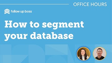 Segmenting Your Database