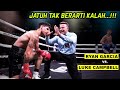 Membalas Lebih Brutal Setelah Dijatuhkan Hingga Menang TKO- Jatuh Tak Berarti Kalah