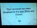 Fix Error Your Account Has Been Disabled in the App Store and iTunes Apple iPhone