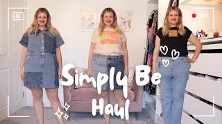 Simply Be Plus Size Haul | UK Size 18  22 | I Need More Denim In My Life!!
