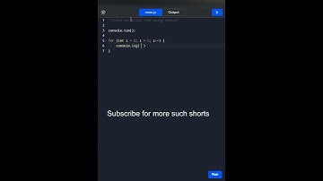 Trace execution time using console #javascript #nodejs #reactjs #angular #interview #es6 #quiz