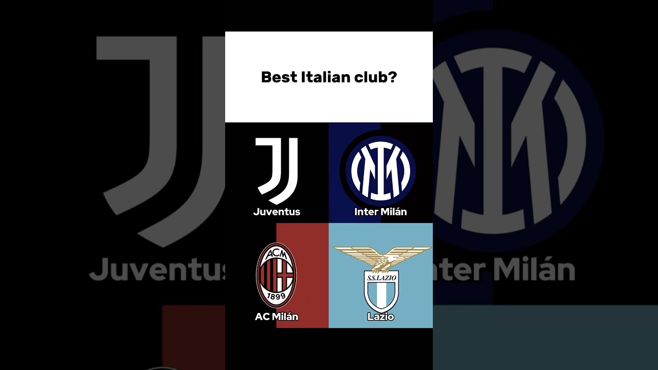 Best Italian club? 🇮🇹🥶 