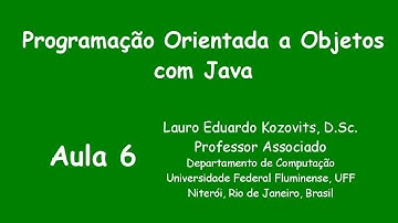 Programação Orientada a Objetos com Java - Aula 06