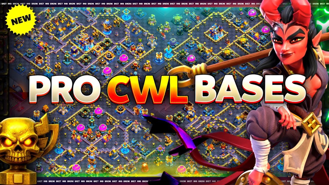 *НОВАЯ БАЗА ДЛЯ TH18 В CWL* + ССЫЛКА НА БАЗУ ДЛЯ ВОЙНЫ | ЛУЧШАЯ БАЗА TH18 ПРОТИВ 2 ЗВЕЗД В CLASH ...