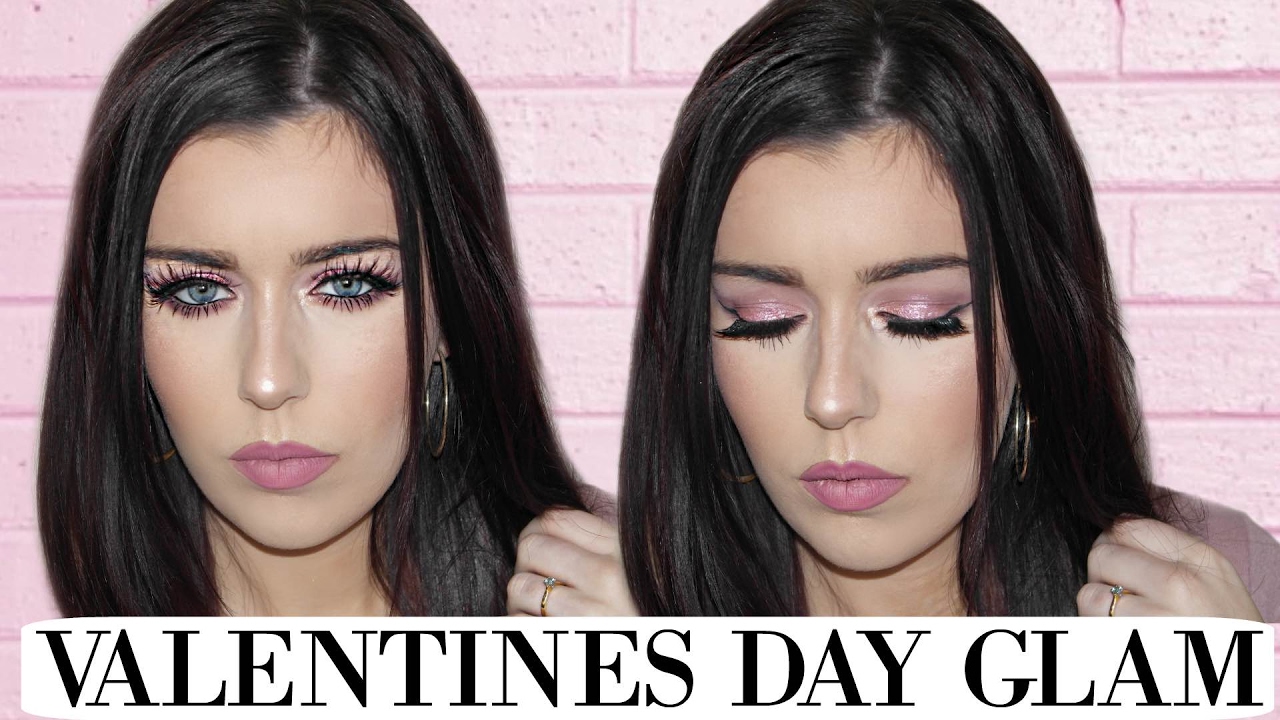 Valentines Day Glam |Makeup Tutorial - YouTube