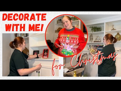 Christmas decorate with me! (Even though it overwhelms me)