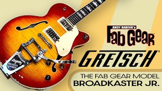 Introducing the Gretsch Fab Gear Players Edition Broadkaster Jr. Flametop Guitar