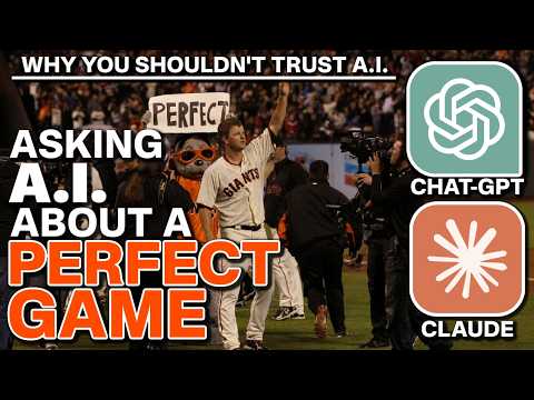 Why You Shouldn't Trust Chat GPT & AI -After 1 Year It Still Can't Get A Baseball Perfect Game Right