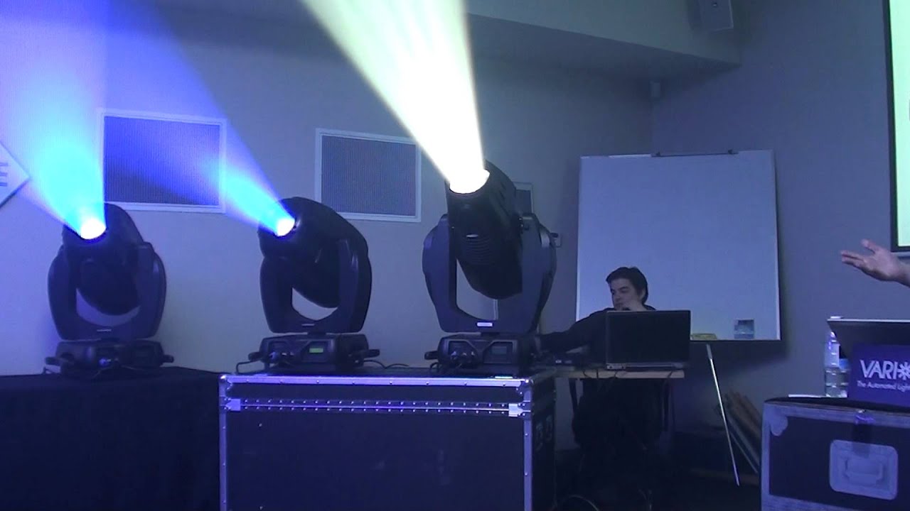 VL3015LT Vari-Lite Product Seminar 2012 -- Sydney - YouTube