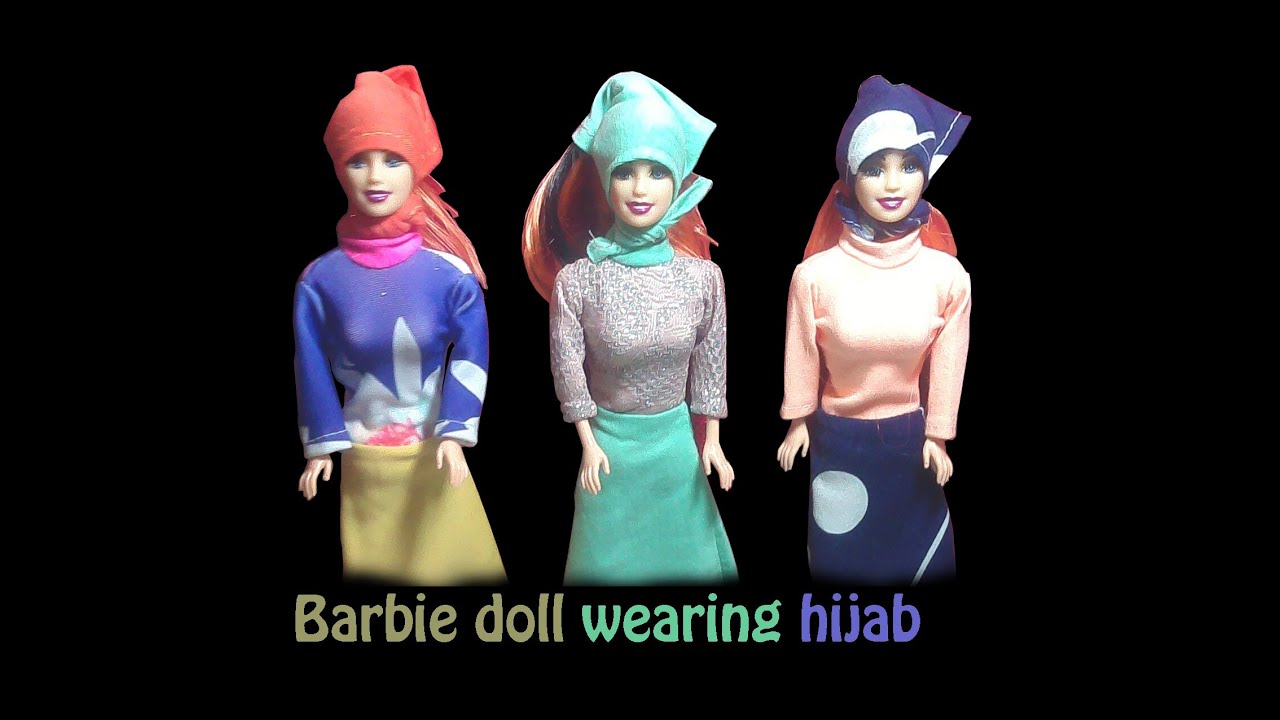 Gambar Tutorial Hijab Barbie Bel  Tutorial Hijab