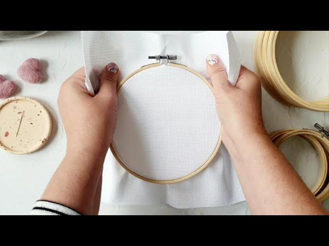 How to set up fabric in an embroidery hoop– Mindful Mantra Embroidery