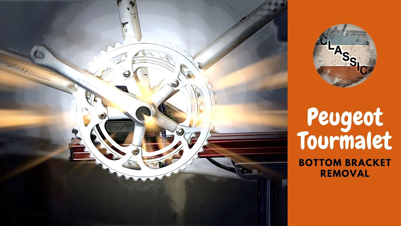 Bottom Bracket Removal of a Peugeot Tourmalet