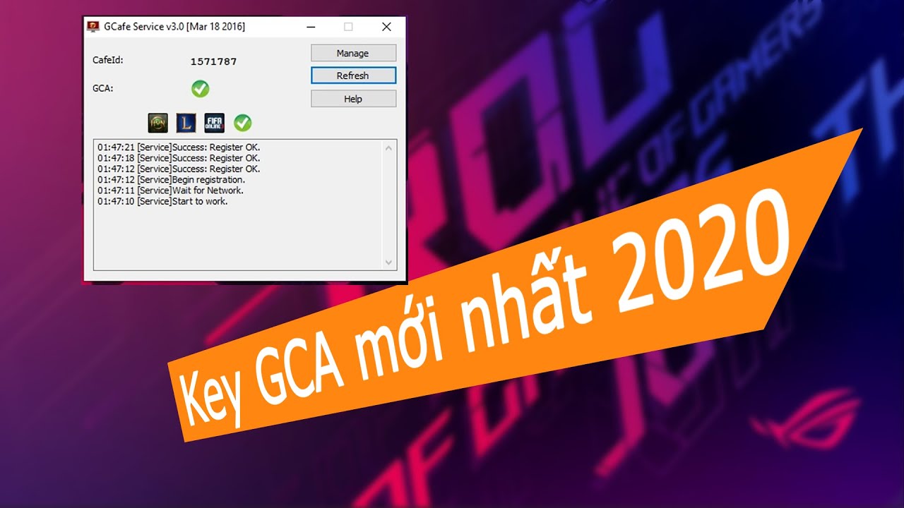 Share Key GCA  Mới nhất Tháng 4/2020. Game FO4, LOL, DOTA…