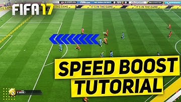 FIFA 17 SPEED BOOST TUTORIAL - BEST PACE BOOST TRICK - HOW TO GLITCH DEFENDERS