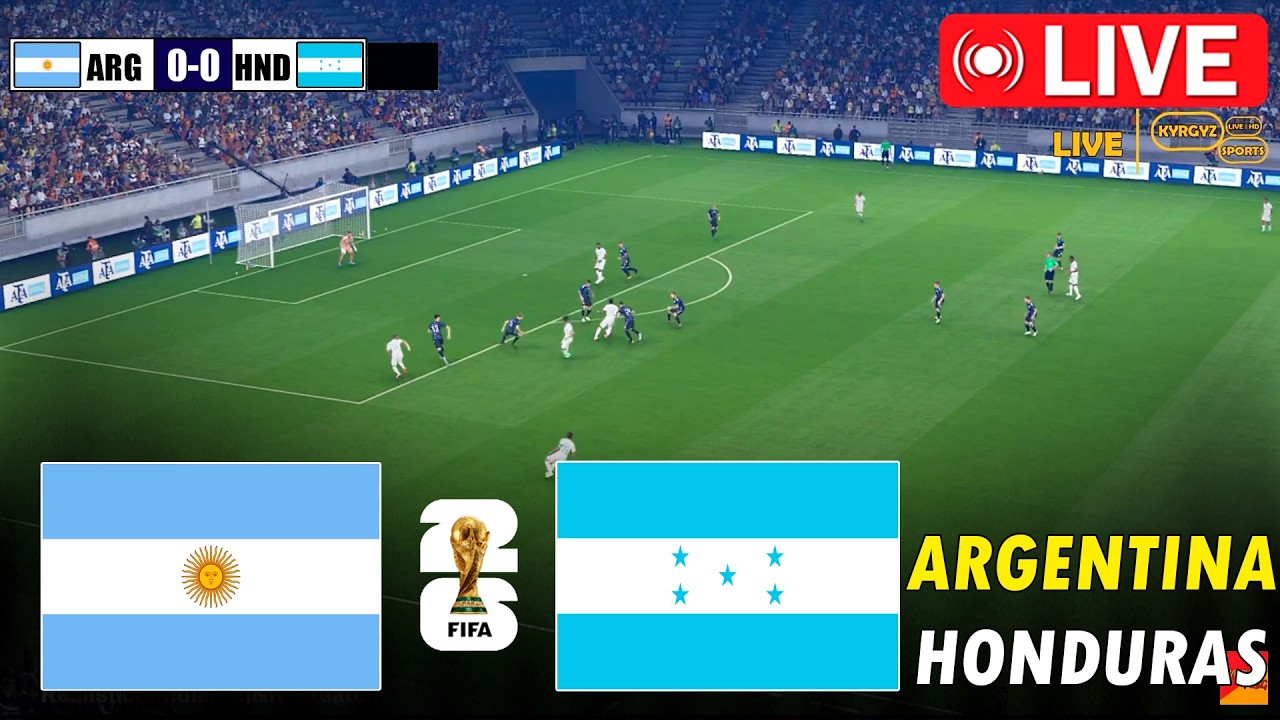 LIVE : Argentina vs Honduras | eFootball PES 21 Simulation Gameplay PC