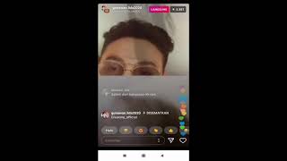 Rara dan gunawan saling ngegombal di live ig