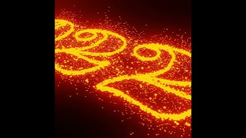 Blender Tutorial Trailer | Blender Animation| Happy New Year Text | #shorts #youtubeshorts #trending