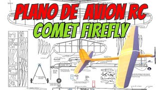 PLANO EN PAPEL DE AVION COMET FIREFLY