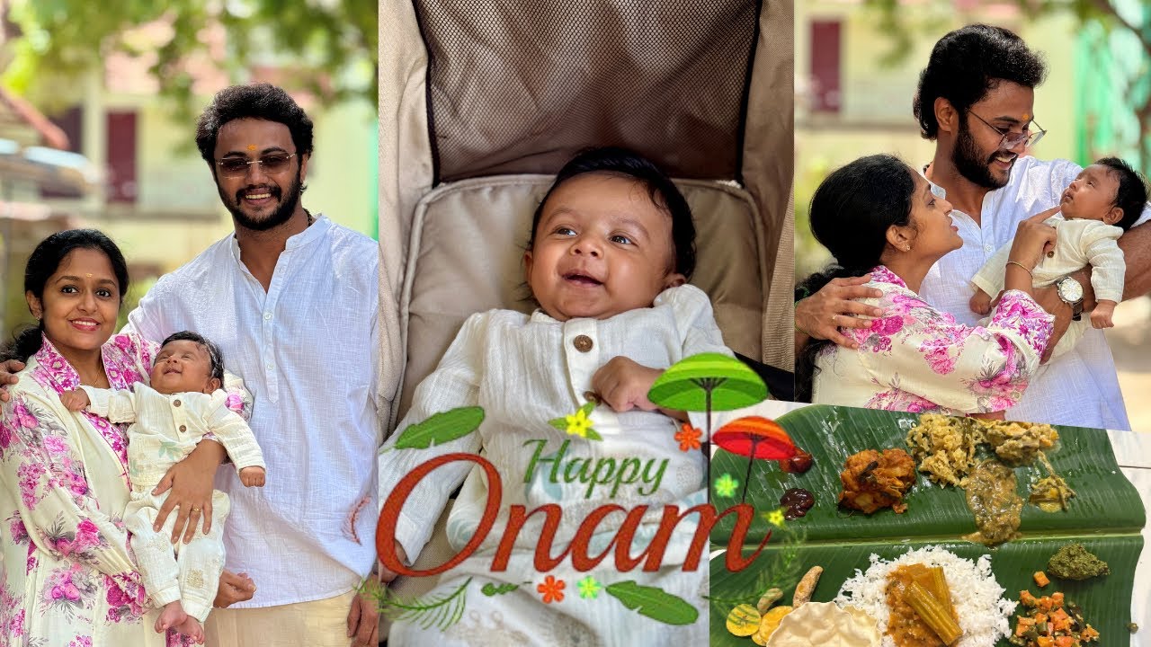 Trevin baby’s 1st Onam - Celebration & Sadhya with family #appulovesappu #onam2025