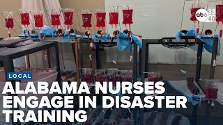 University of Alabama Nursing Students Participate in Disaster Simulation