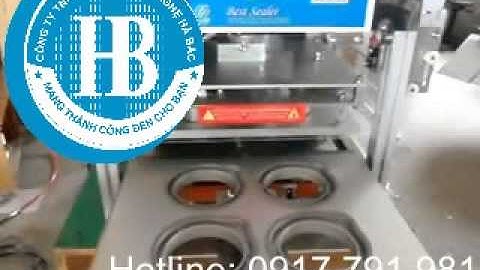 Máy dập cốc thạch 4 cốc 1 lần