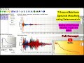 Multiple Spectral Matching of Ground Motions Using SeismoMatch|Scaling of Earthquake Records| ETABS