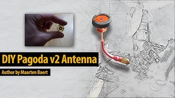 DIY FPV Pagoda 2 Antenna Assembly. Designed by Maarten Baert