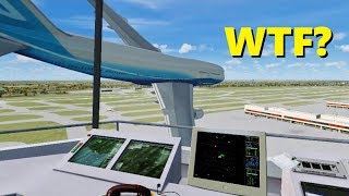 Air Traffic Controller QUITS On The Job  Flight Simulator X (Multiplayer)