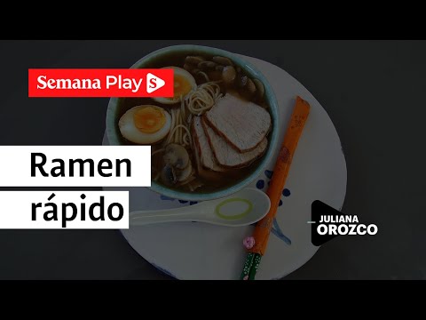 Receta rápida para hacer ramen | Juliana Orozco en Los Niños Cocinan