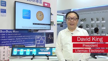 Computex Taipei 2018 Opening by David King, General Manager, Litemax Electronics Inc 1