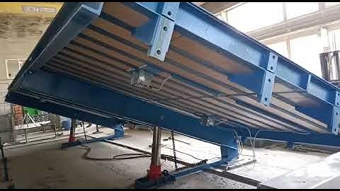 tilting table for wall panel production. 4x9 . Precast wall panel mold.