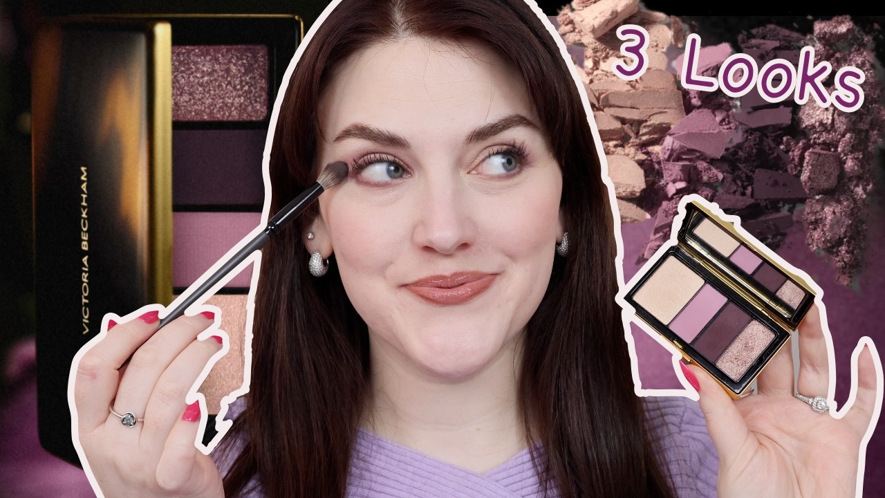 ✨ Палетка теней для век Victoria Beckham Orchid ✨ 3 образа и сравнение!
