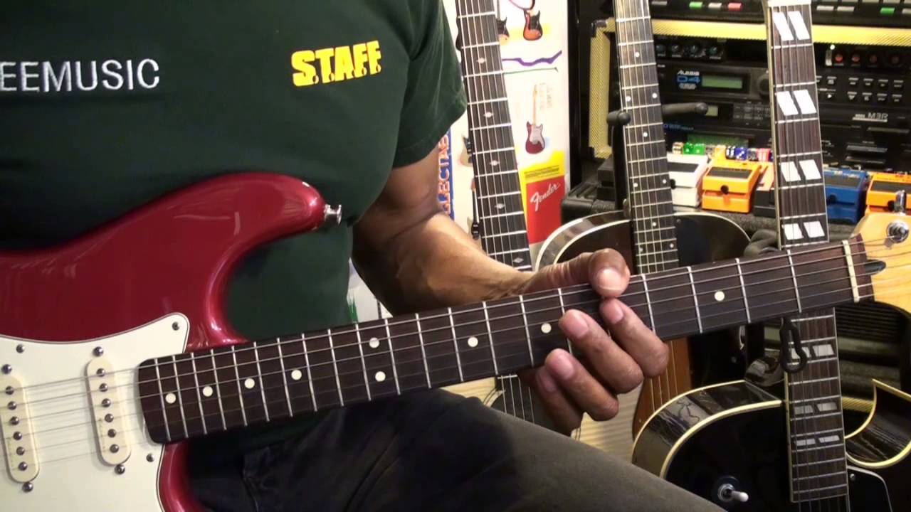 π Quik Blues Licks #4B B. B. King Style Slow Blues Riff Lesson A Major ...