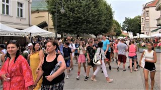 A Walk in Sopot, Poland, from Monte Cassino Street to the Beach and the Pier, the longest in Europe